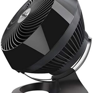 Vornado 660 Large Whole Room Air Circulator Fan for Home, 4 Speeds and 90-Degree Adjustable Tilt, Removable Grill, 10 Inch, Moves Air 100 Feet, Floor Fan for Bedroom, Office, Black